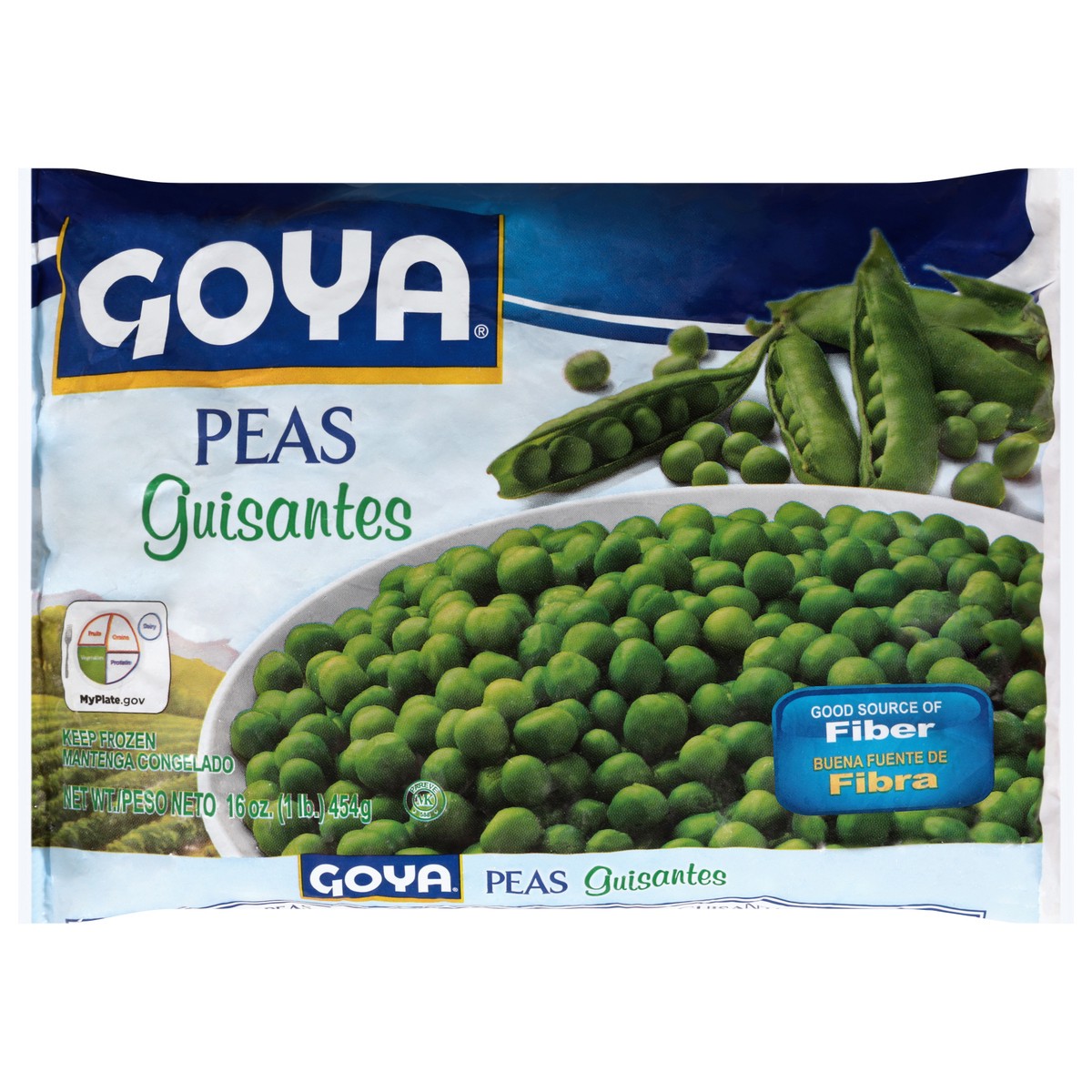 slide 4 of 4, Goya Peas 16 oz, 16 oz