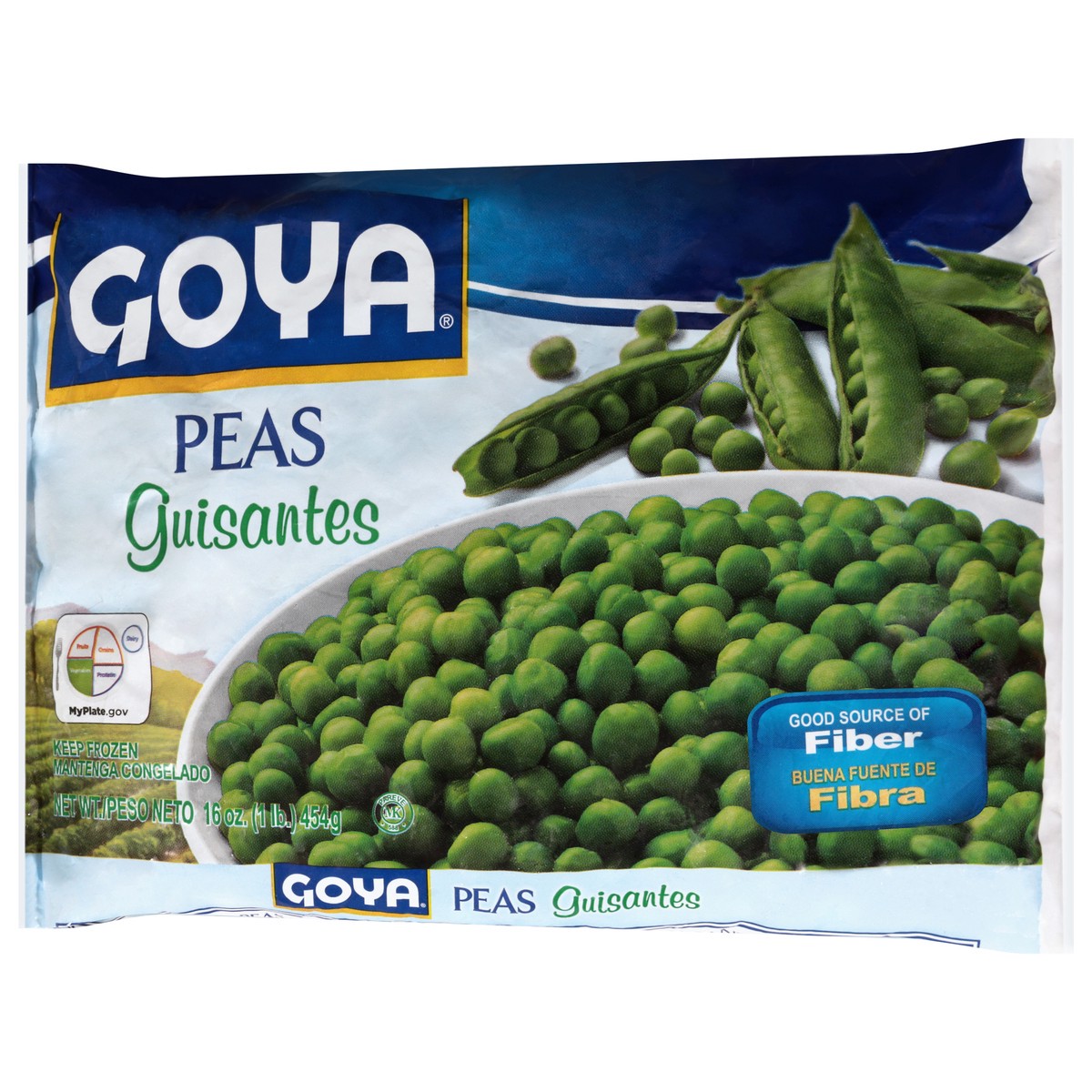 slide 2 of 4, Goya Peas 16 oz, 16 oz
