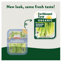 slide 15 of 17, Earthbound Farm Organic Romaine Heart Leaves, 7 oz, 7 oz