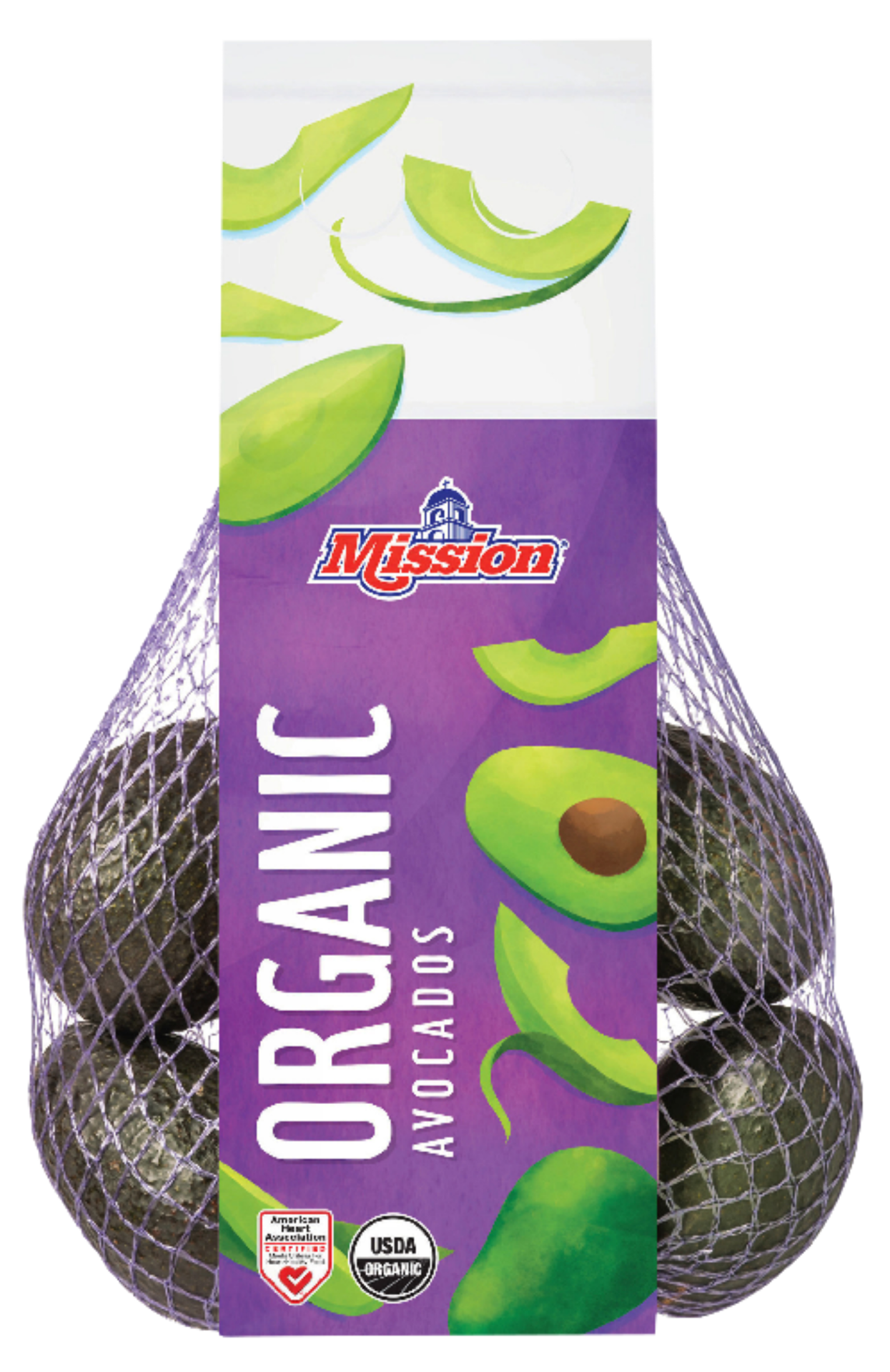 slide 1 of 2, Avocados, 4 ct, organic, 4 ct