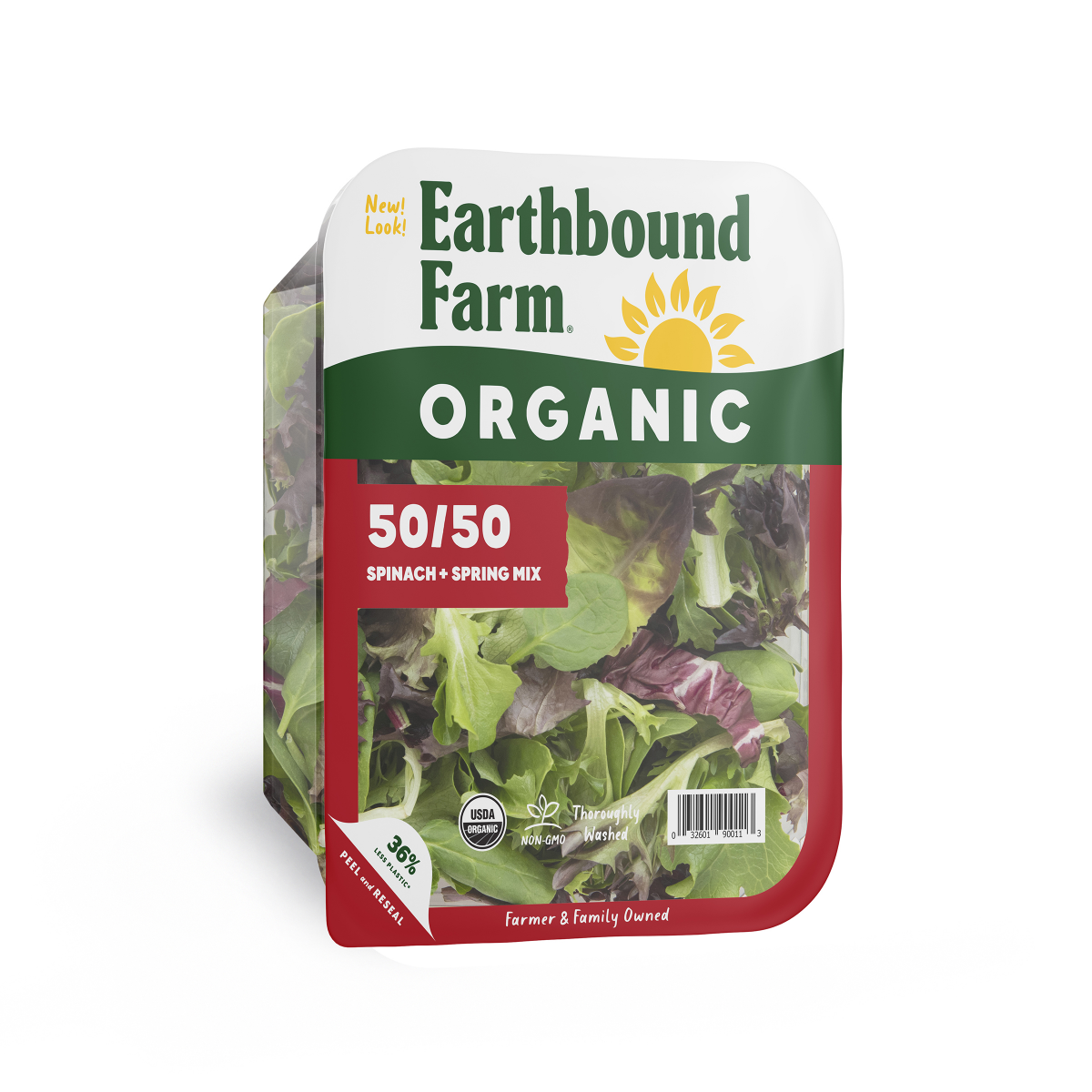 slide 1 of 21, Earthbound Farm Organic 50/50, Spinach & Spring Mix, 5 oz, 5 oz