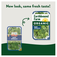 slide 7 of 21, Earthbound Farm Organic Baby Spinach, 10 oz, 10 oz