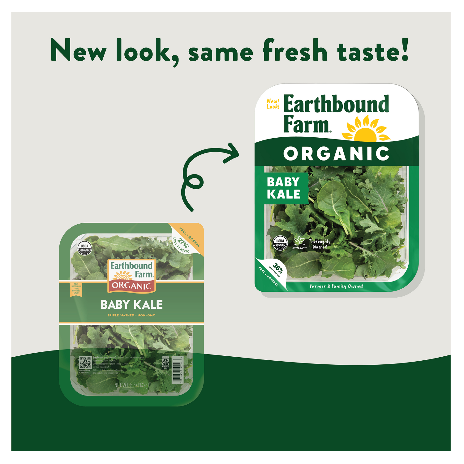 slide 4 of 4, Earthbound Farm Organic Baby Kale, 5 oz