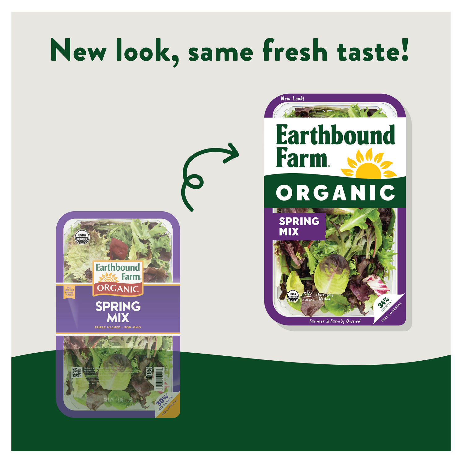 slide 4 of 4, Earthbound Farm Organic Spring Mix, 16 oz