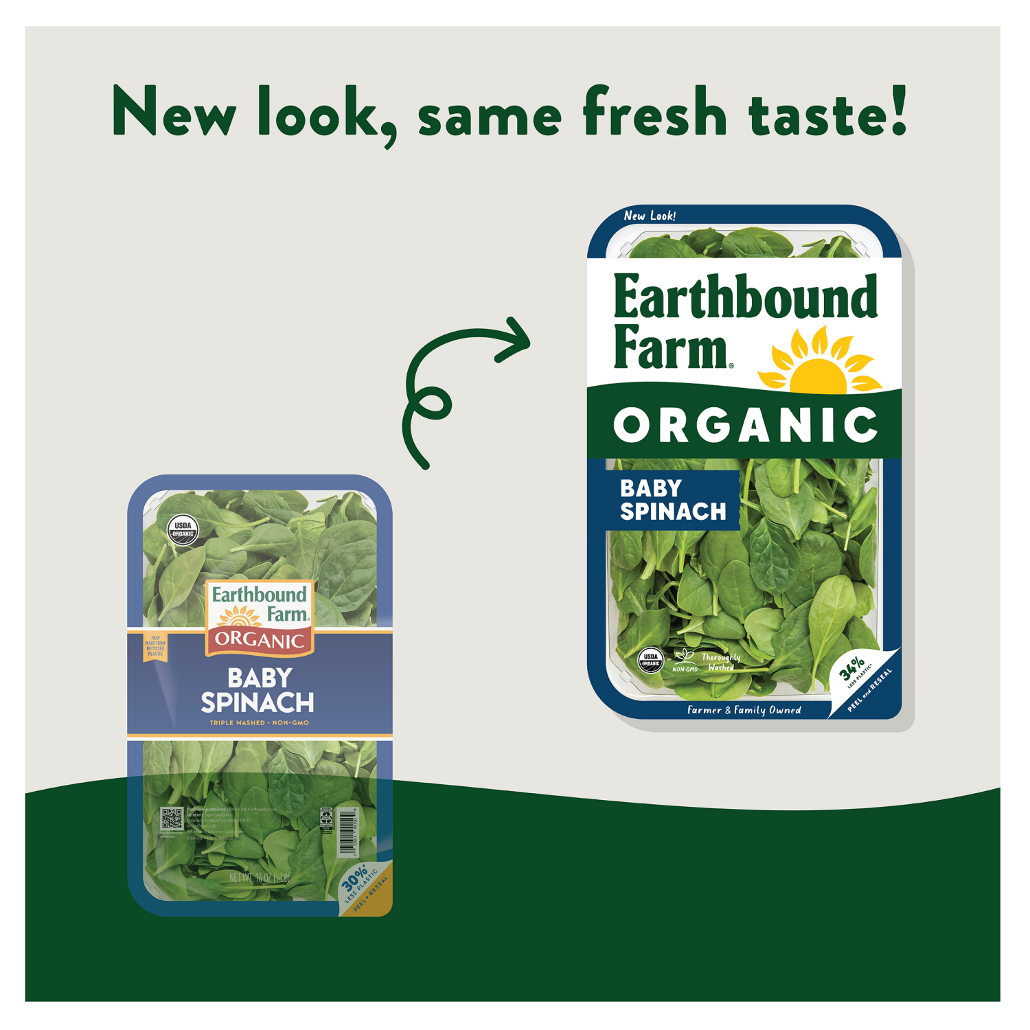 slide 4 of 4, Earthbound Farm Organic Baby Spinach, 16 oz