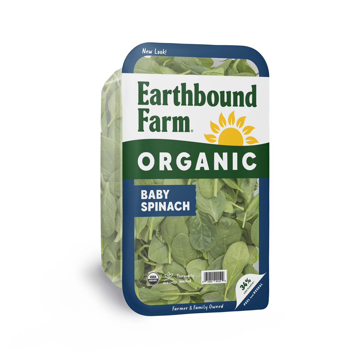 slide 1 of 21, Earthbound Farm Organic Baby Spinach, 16 oz, 16 oz