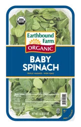 Earthbound Farm Organic Baby Spinach, 16 Oz