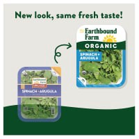 slide 7 of 21, Earthbound Farm Organic Baby Spinach & Baby Arugula, 5 oz