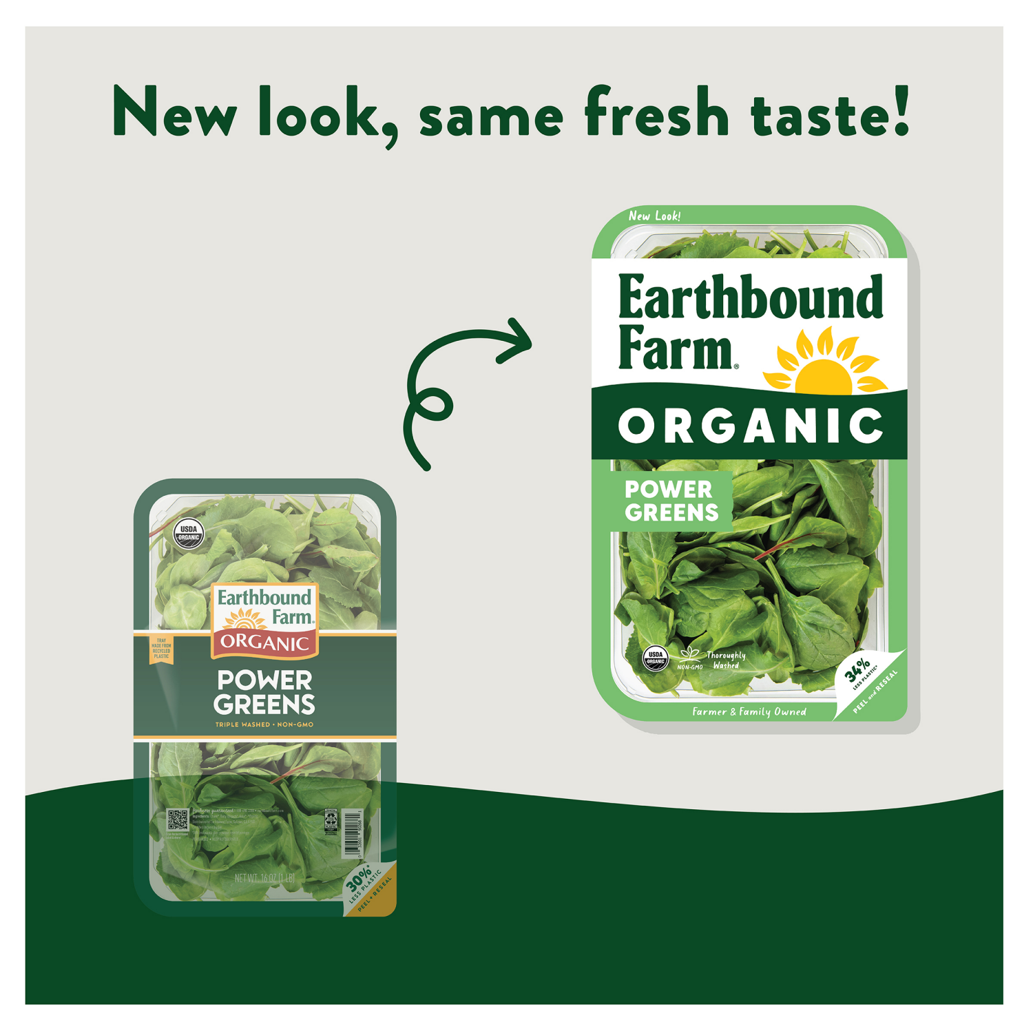 slide 4 of 4, Earthbound Farm Organic Power Greens, 16 oz