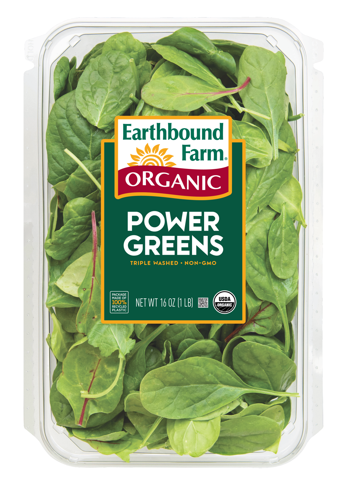 slide 1 of 5, Earthbound Farm Organic Power Greens, 1 lb, 1 lb