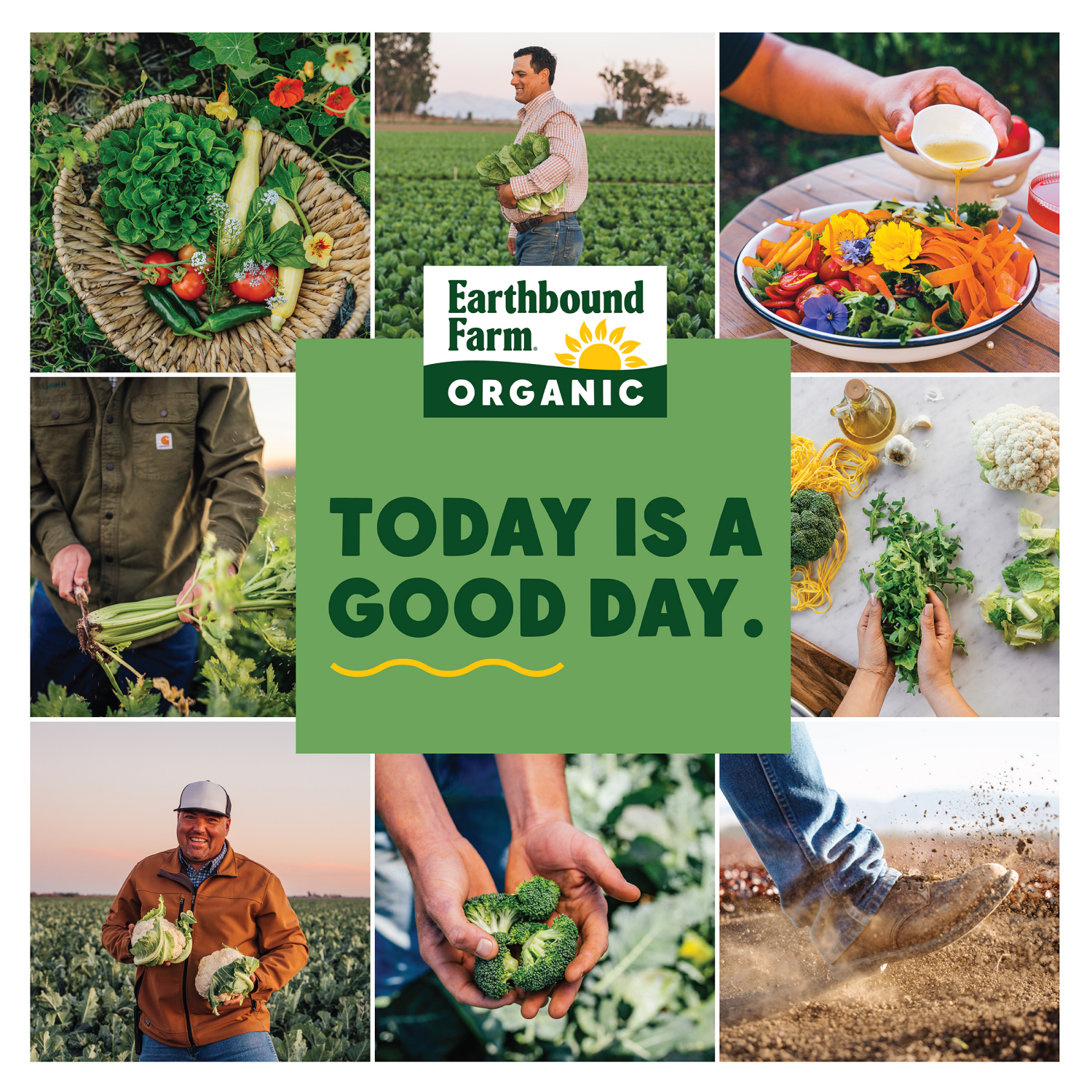 slide 4 of 4, Earthbound Farm Organic Broccoli + Cauliflower Florets, 9 oz