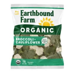 Earthbound Farm Organic Broccoli + Cauliflower Florets