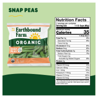 slide 12 of 21, Earthbound Farm Organic Snap Peas, 6 oz, 6 oz