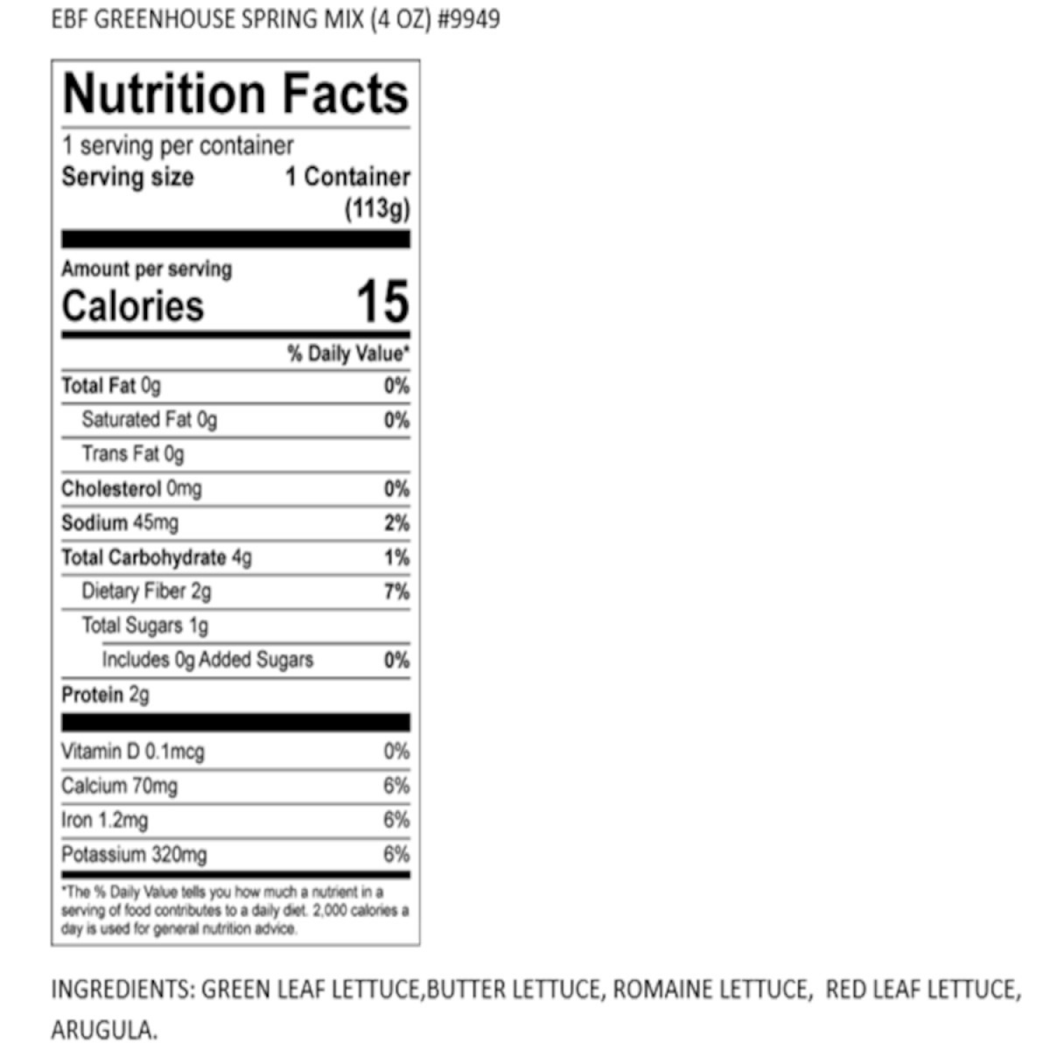 slide 2 of 3, Earthbound Farm Greenhouse Spring Mix 4 oz, 4 oz
