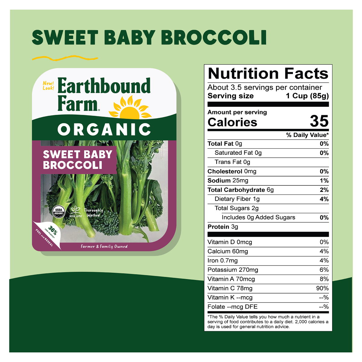 slide 3 of 4, Eb Sweet Baby Broccoli Org, 10 oz