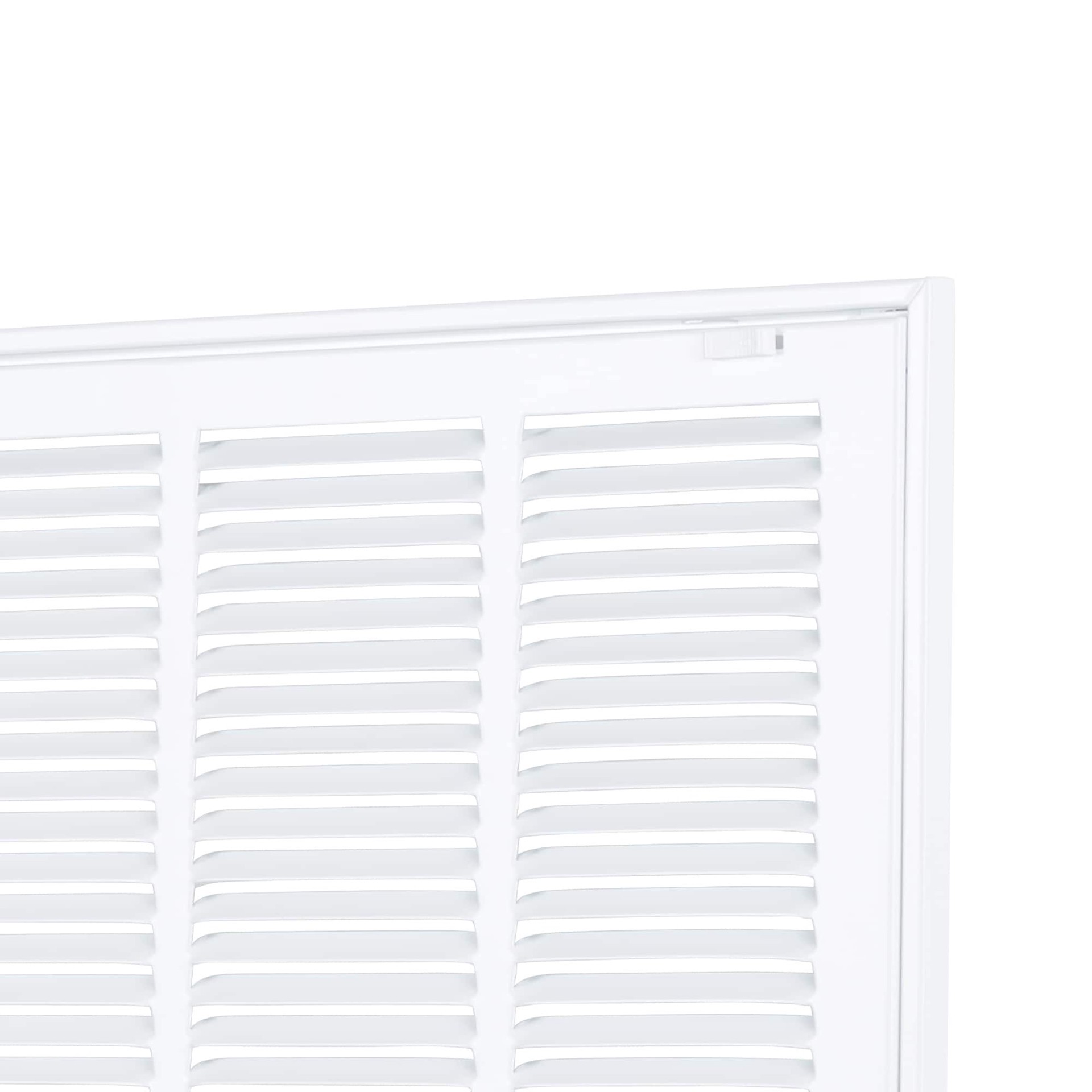 slide 2 of 3, RELIABILT 20-in x 12-in Steel White Sidewall/Ceiling Register, 1 ct