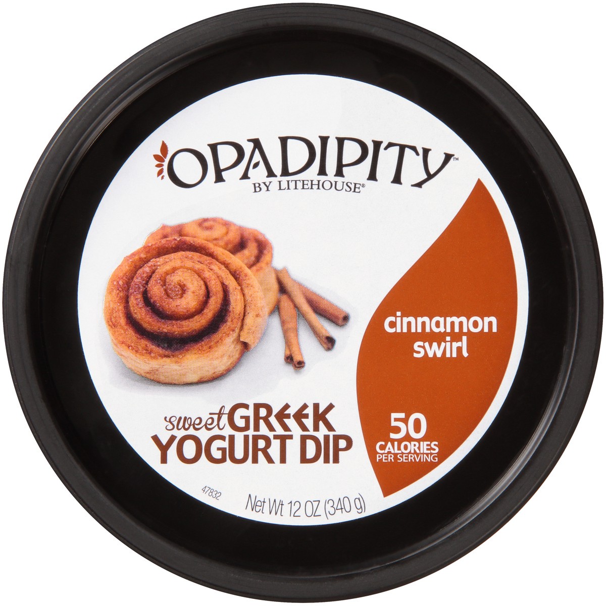 slide 10 of 12, Litehouse Opadipity Cinnamon Swirl Sweet Greek Yogurt Dip 12 oz. Plastic Tub, 12 oz