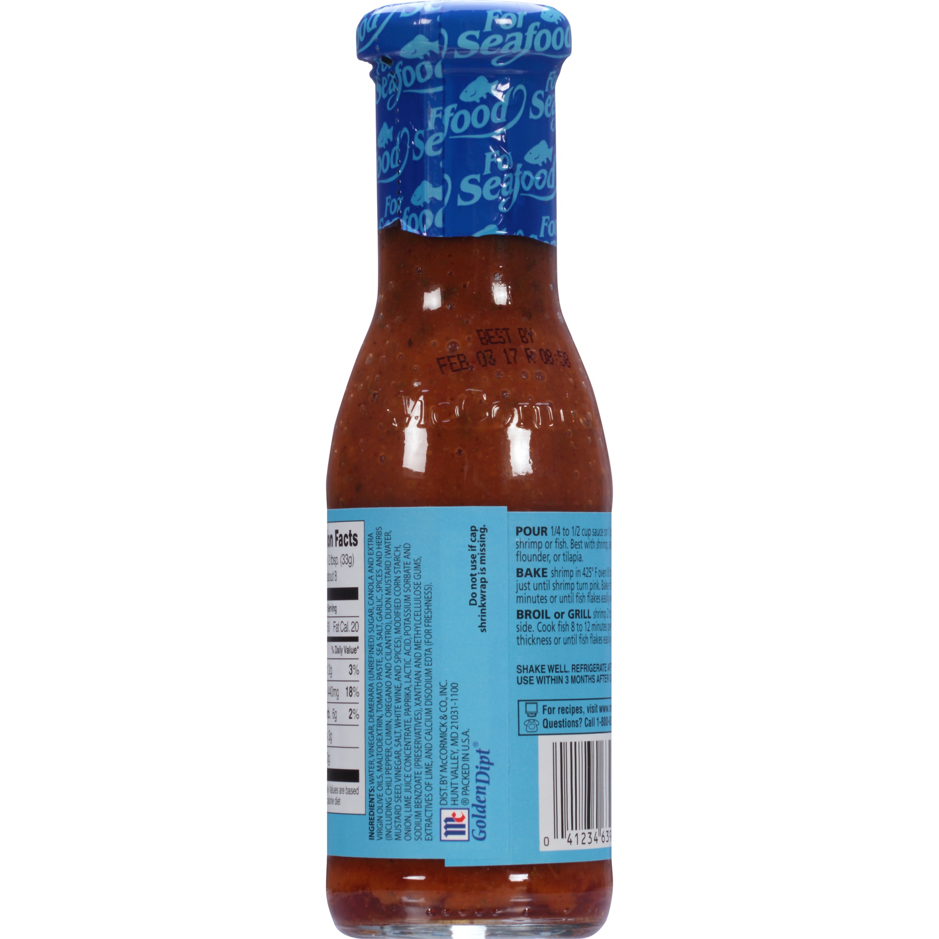 slide 2 of 6, McCormick Seafood Sauce, Santa Fe Style, 8.9 oz