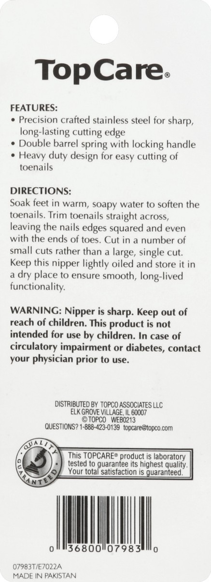 slide 2 of 6, Topcare Toenail Nipper Pro, 1 ct