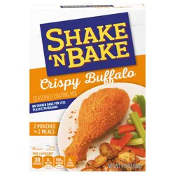 Shake 'N Bake Crispy Buffalo Seasoned Coating Mix, 4.75 oz Box, 2 ct Packets