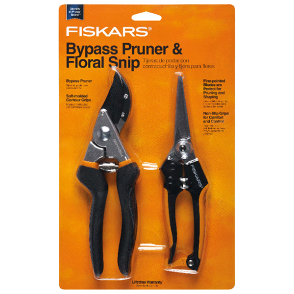 slide 1 of 1, Fiskars Pruner & Snip Set, 1 ct