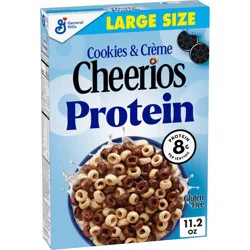 General Mills Cookies and Crème Cheerios Protein Cereal, 11.2 oz