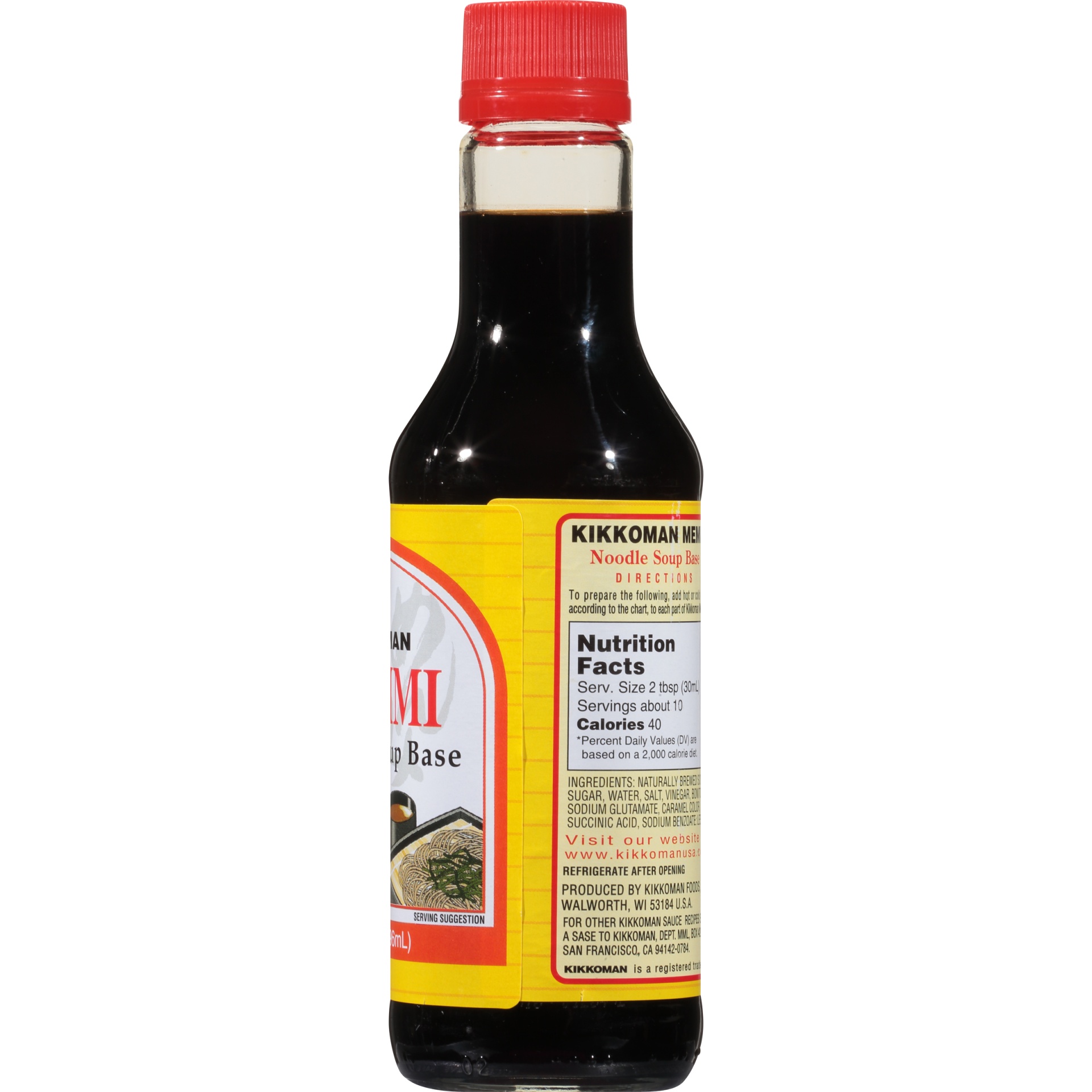 slide 4 of 7, Kikkoman Memmi Noodle Soup Base, 10 fl oz