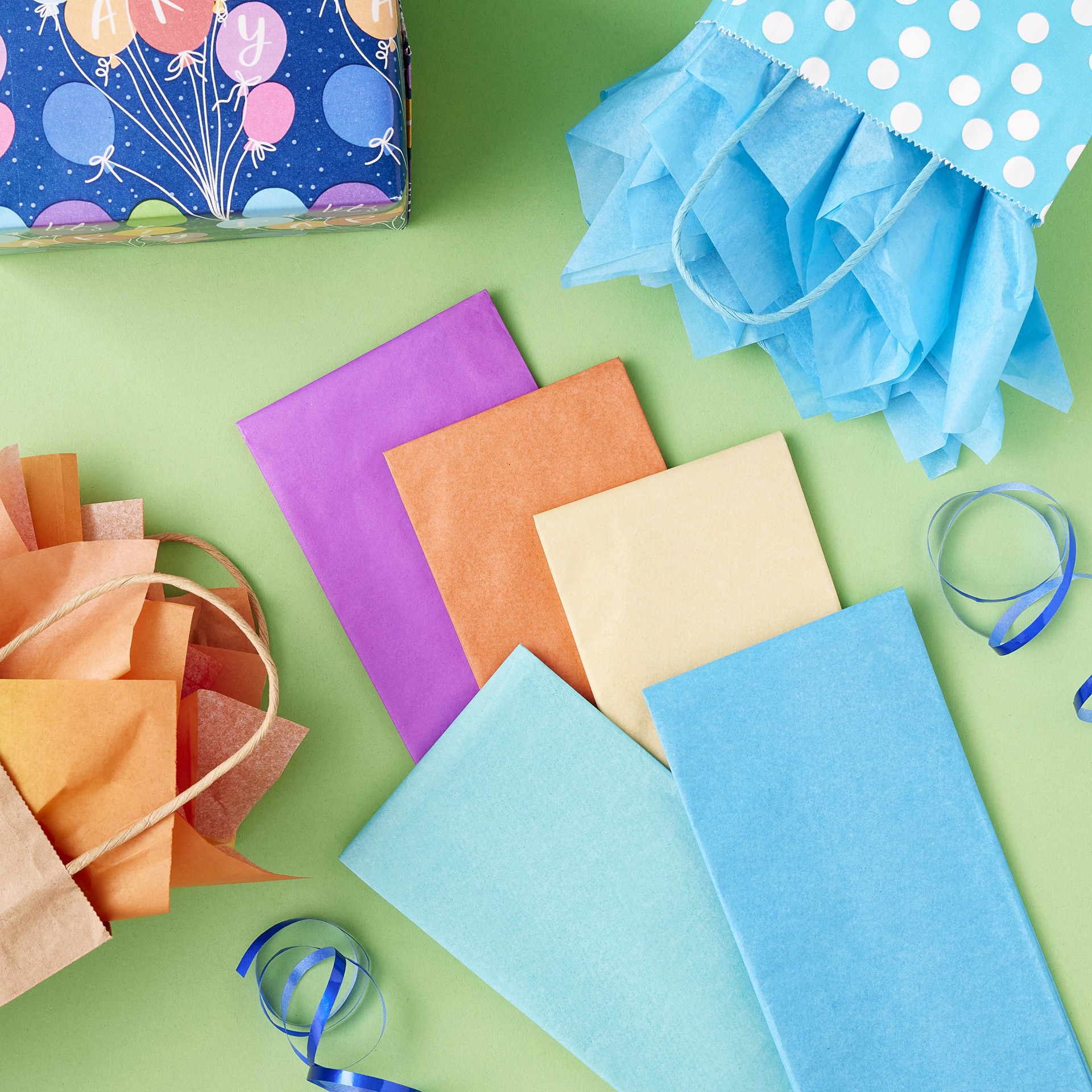 slide 2 of 3, Bright Mix Tissue Paper By Celebrate It, 15 Sheets, 20 in x 20 in