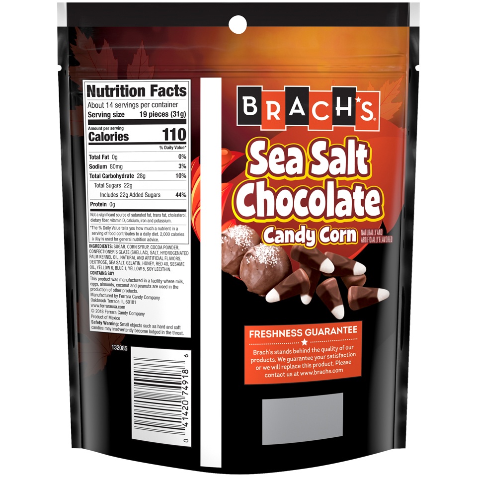 slide 2 of 2, Brach's Candy Corn Sea Salt Chocolate, 15 oz