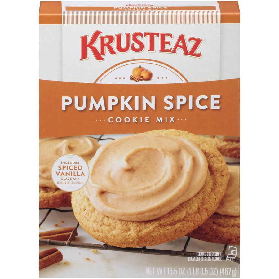 slide 1 of 8, Krusteaz Pumpkin Spice Cookie Mix, 16.5 oz