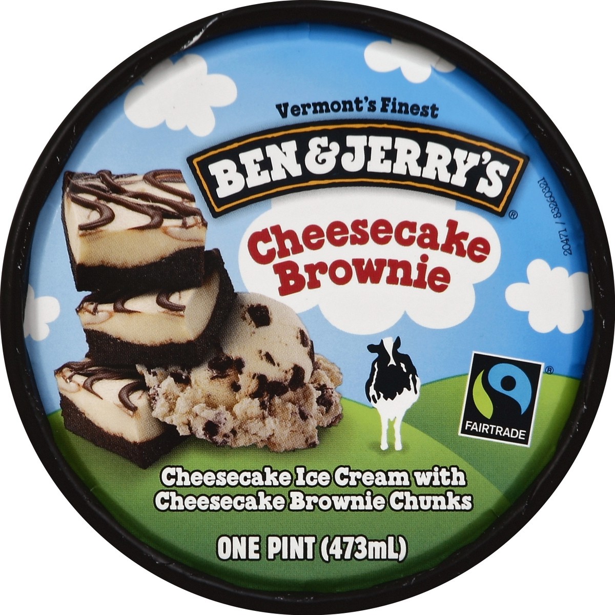 slide 2 of 3, Ben & Jerry's Cheesecake Brownie Ice Cream, 16 oz