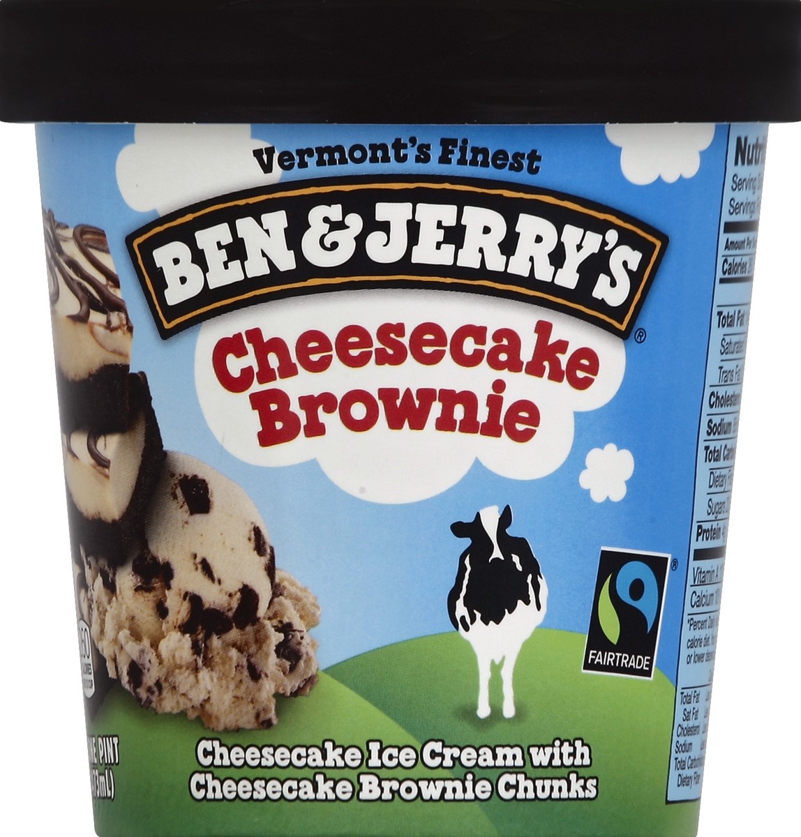 slide 3 of 3, Ben & Jerry's Cheesecake Brownie Ice Cream, 16 oz