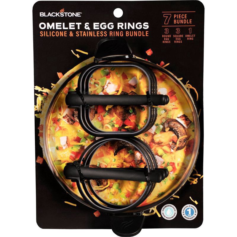 slide 6 of 7, Blackstone Omelette & Egg Rings Kit, 1 ct
