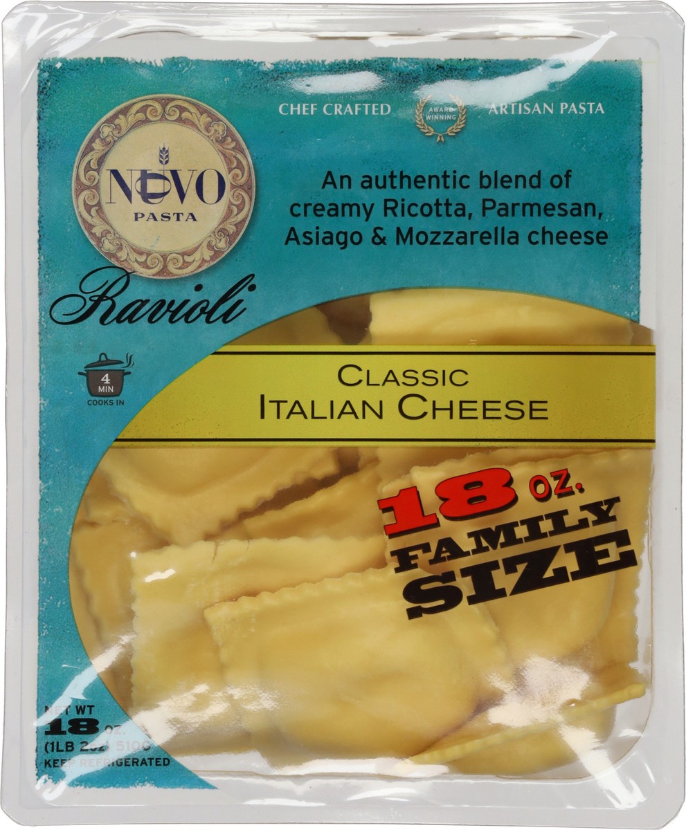 slide 2 of 13, Nuovo Classic Italian Cheese Ravioli Family Size 18 oz, 18 oz