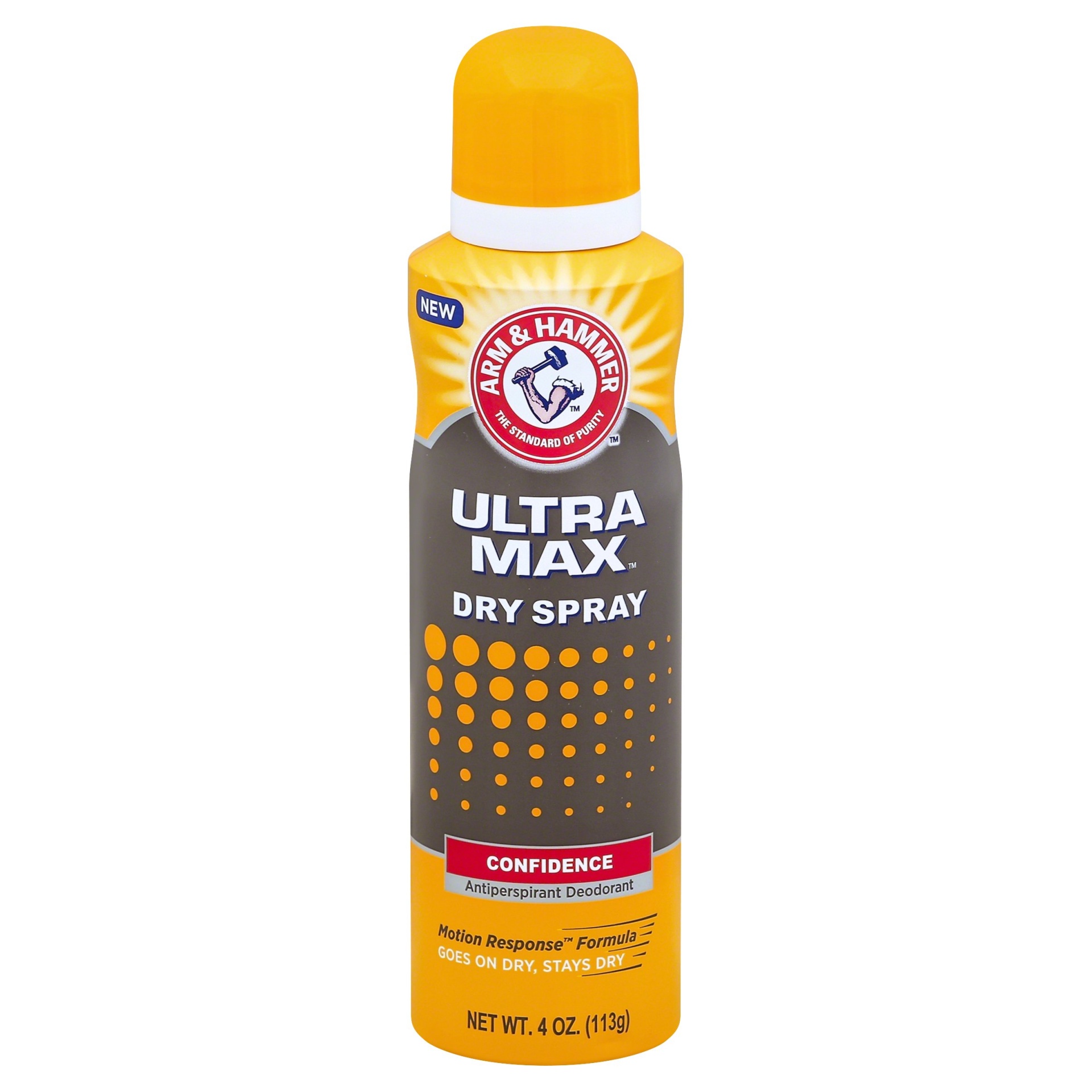 slide 1 of 1, ARM & HAMMER Ultra Max Confidence Dry Spray Antiperspirant Deodorant, 4 oz