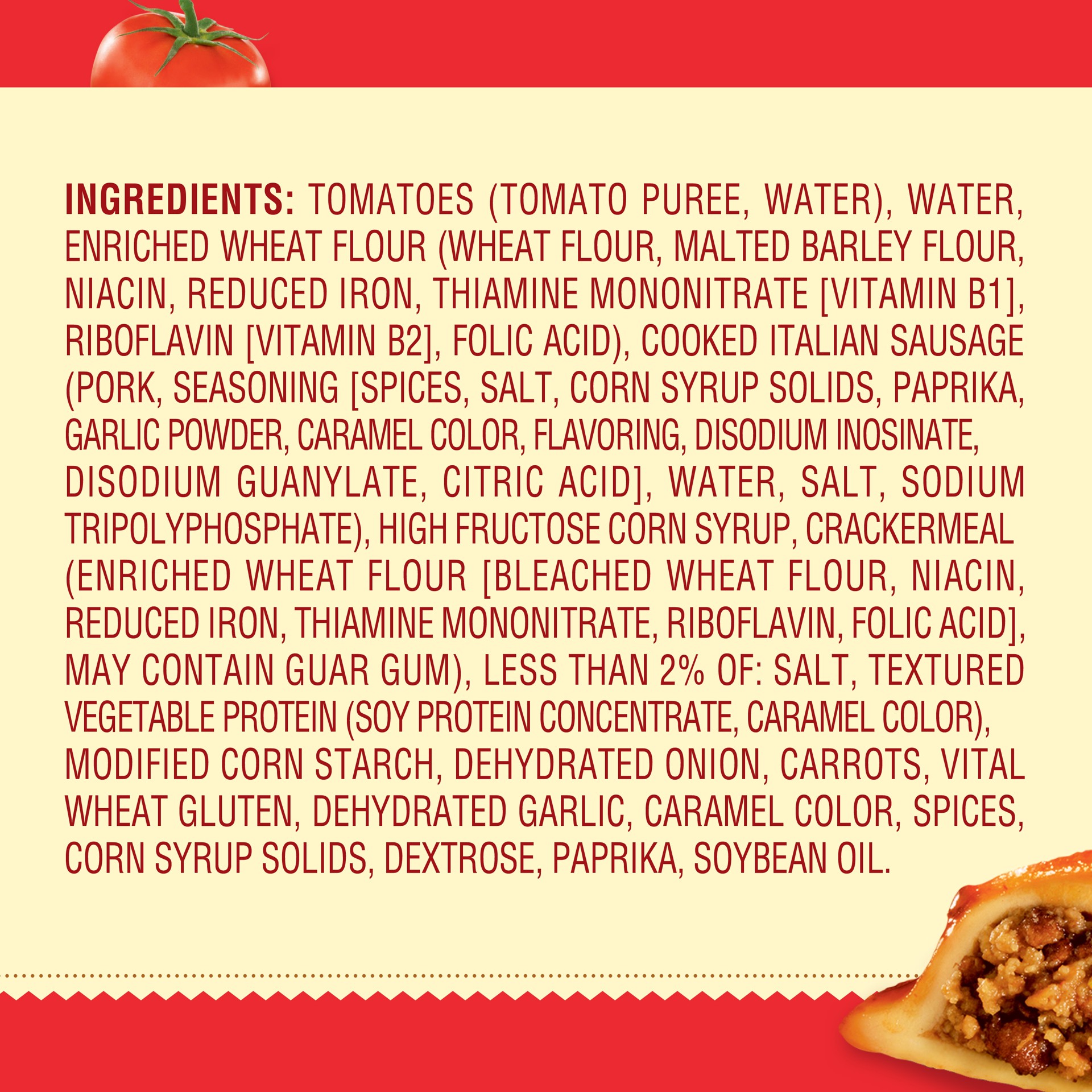 slide 3 of 5, Chef Boyardee Overstuffed Italian Sausage Ravioli 15 oz, 15 oz