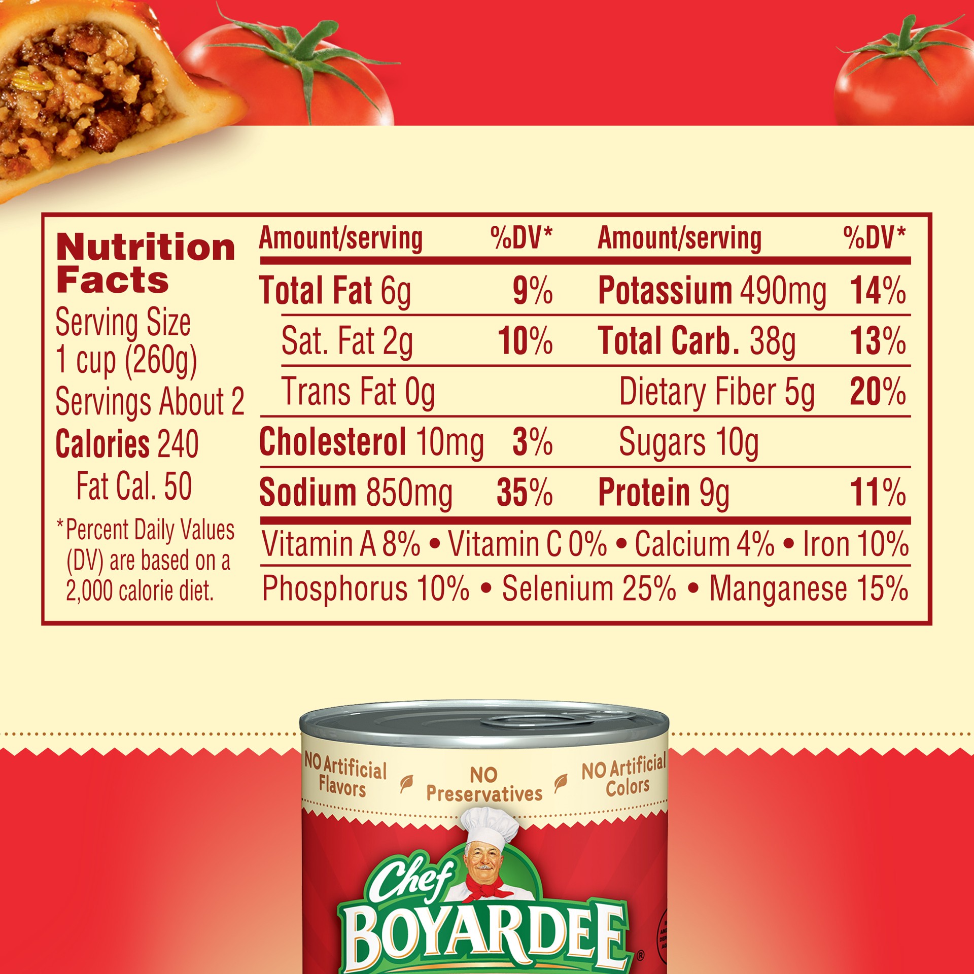 slide 4 of 5, Chef Boyardee Overstuffed Italian Sausage Ravioli 15 oz, 15 oz