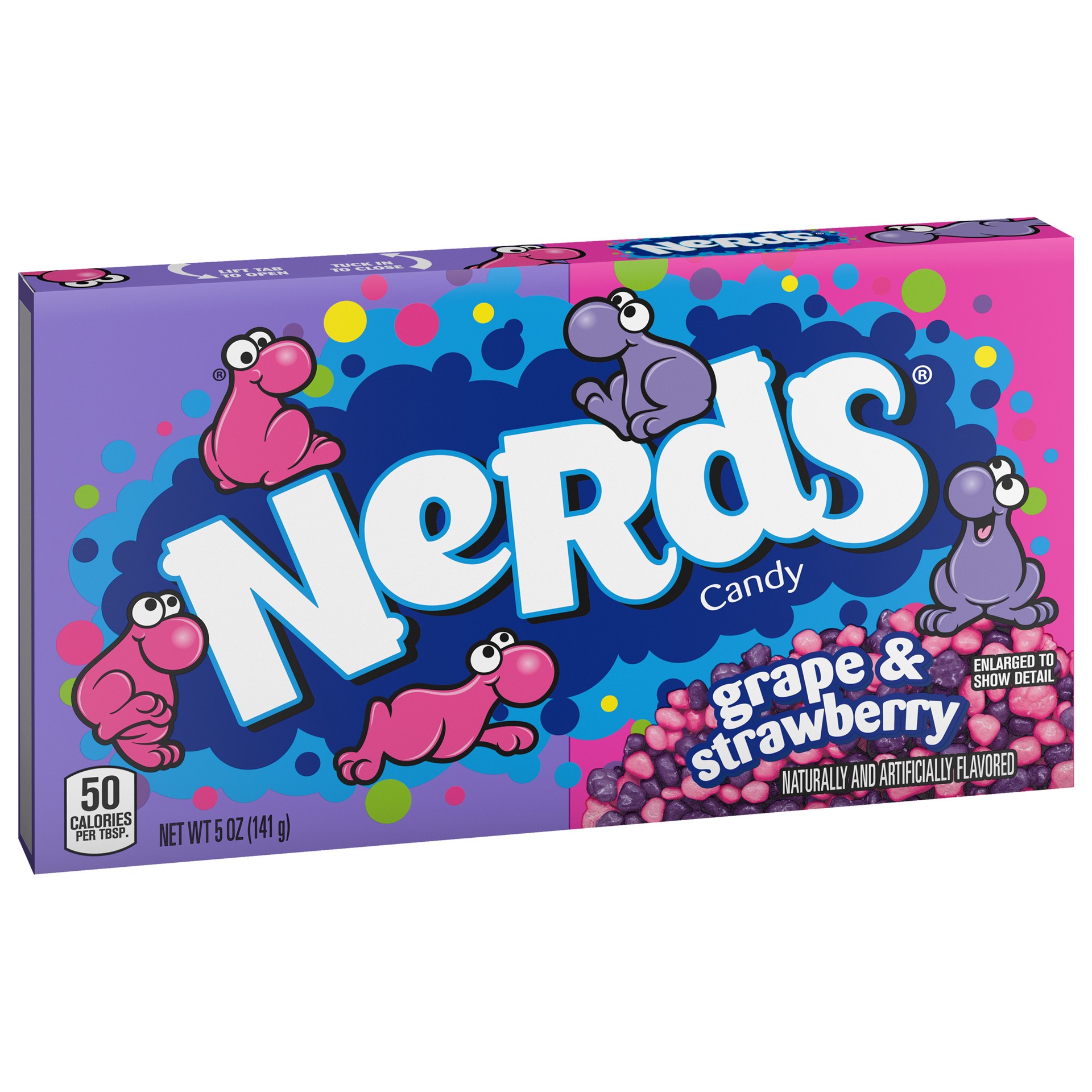 slide 2 of 5, Nerds Grape & Strawberry Candy 5 oz, 5 oz