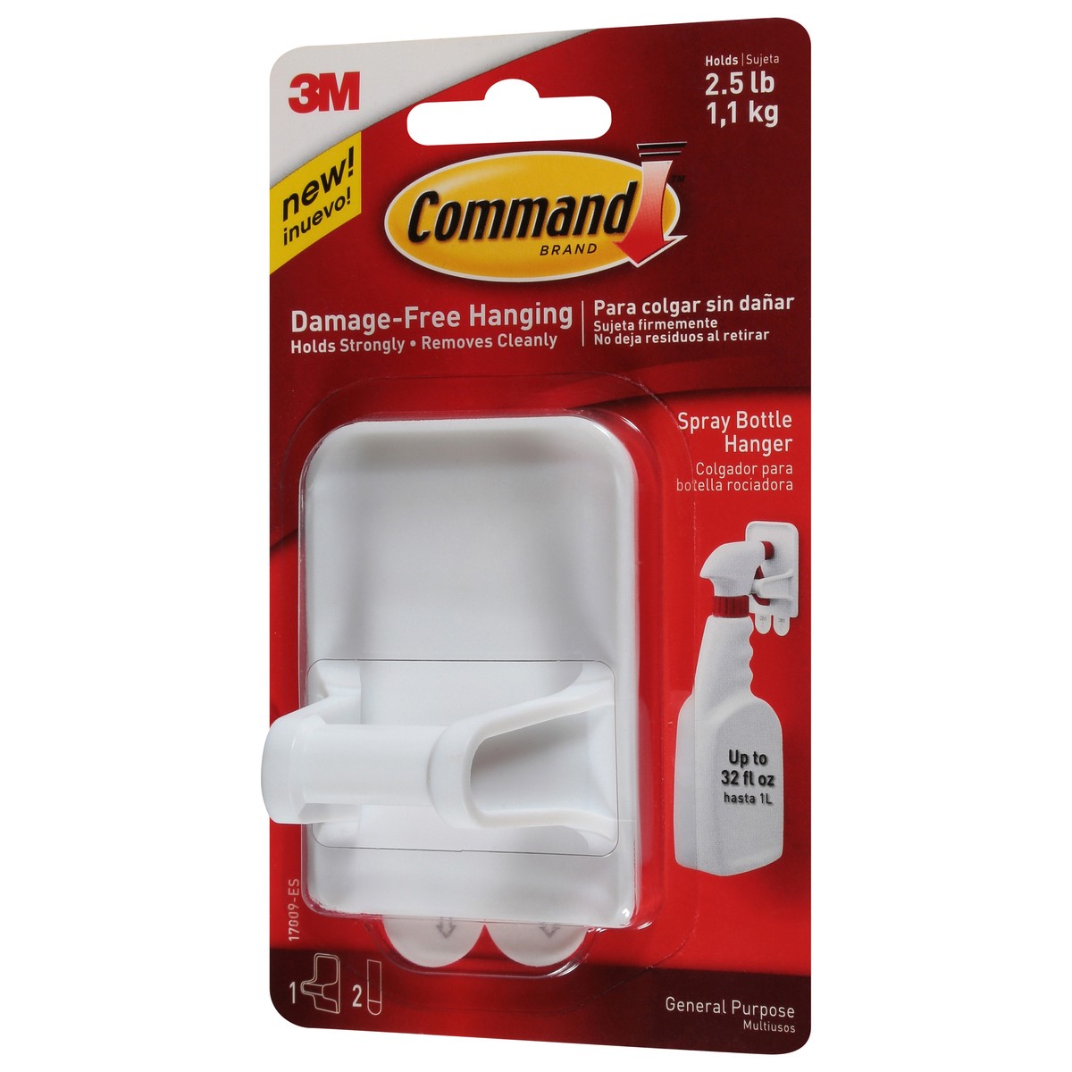 slide 3 of 4, Command Spray Bottle Hanger 1 ea, 1 ct