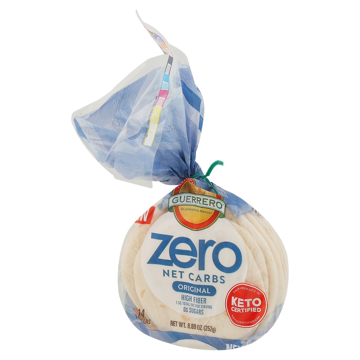 slide 3 of 9, Guerrero Zero Net Carbs Original Tortillas, Street Taco Size, 14 pack, 14 ct
