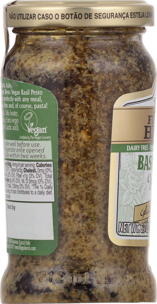 slide 7 of 13, Filippo Berio Basil Pesto, 6.7 oz