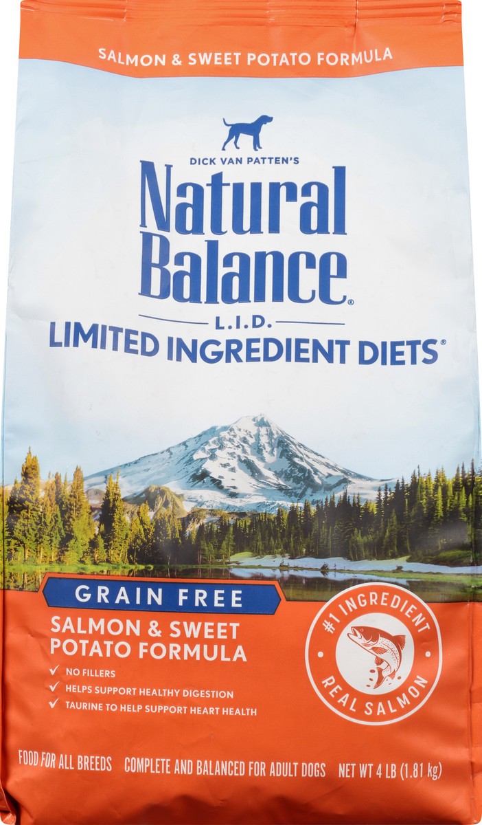 Natural balance lid outlet sweet potato and fish