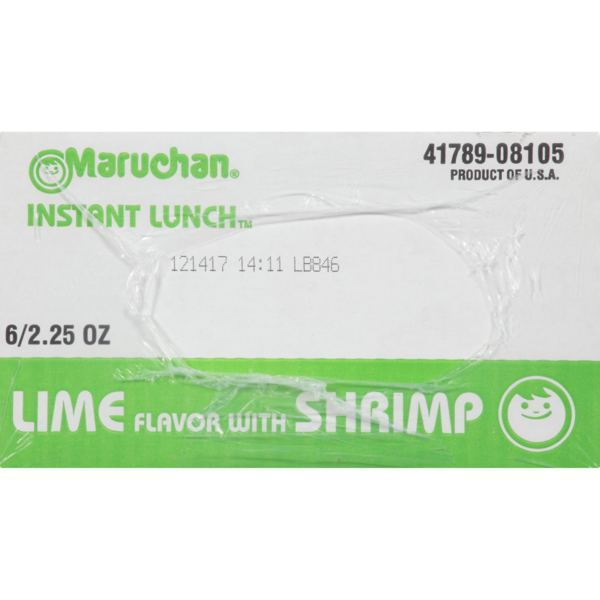 slide 5 of 8, Maruchan Instant Lunch Lime Flavor with Shrimp Ramen Noodle Soup, 6 ct; 2.25 oz