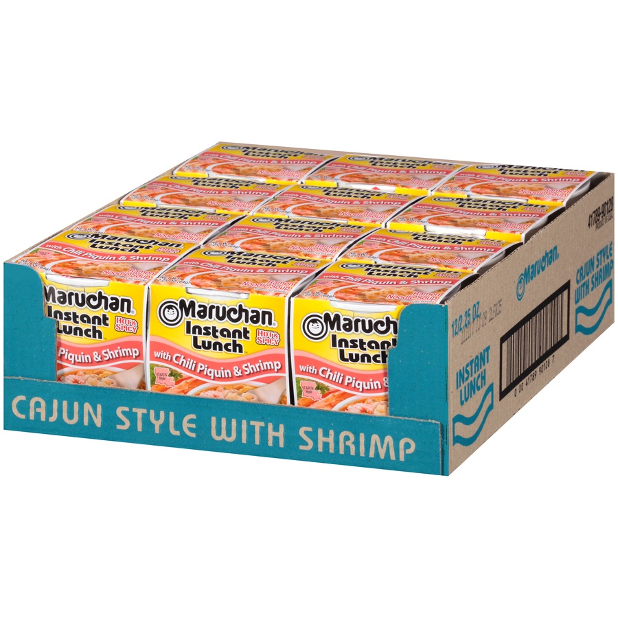 slide 3 of 8, Maruchan Instant Lunch, Chili Pequin & Shrimp, 12 pk /2.25