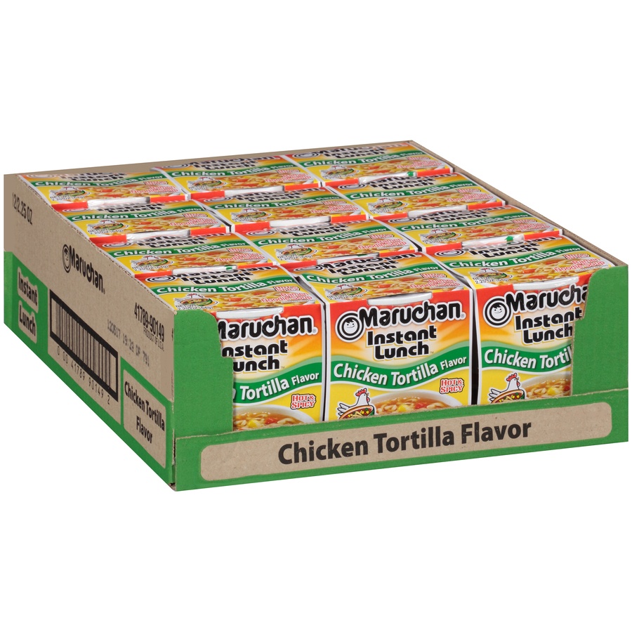 slide 8 of 8, Maruchan Instant Lunch Chicken Tortilla Soup Cup Case, 1 ct