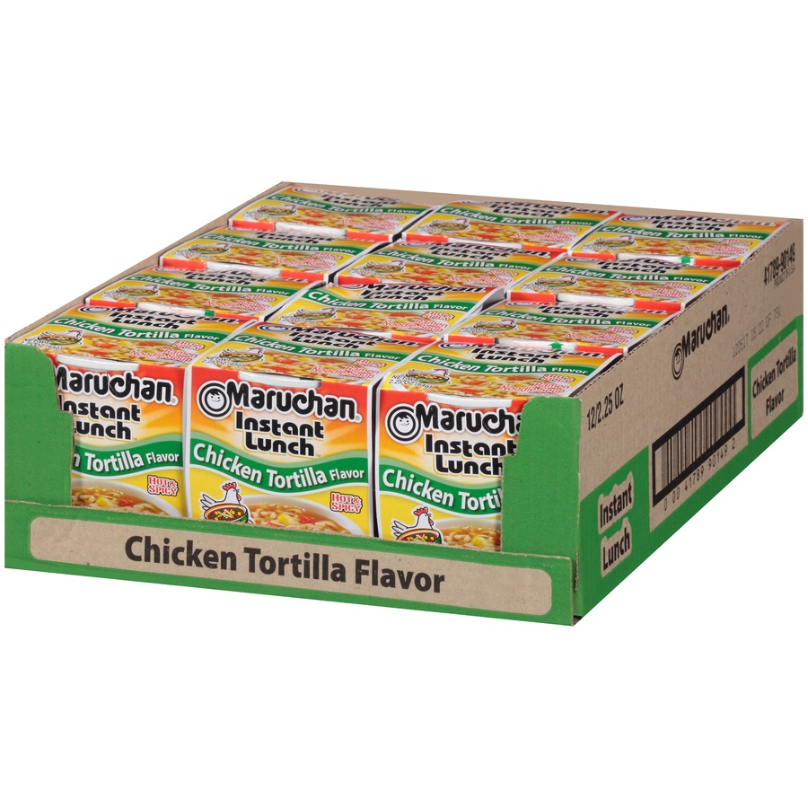 slide 2 of 8, Maruchan Instant Lunch Chicken Tortilla Soup Cup Case, 1 ct