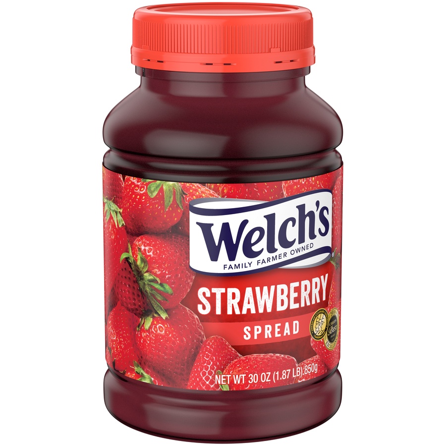 slide 6 of 6, Welch's Strawberry Spread, 30 oz