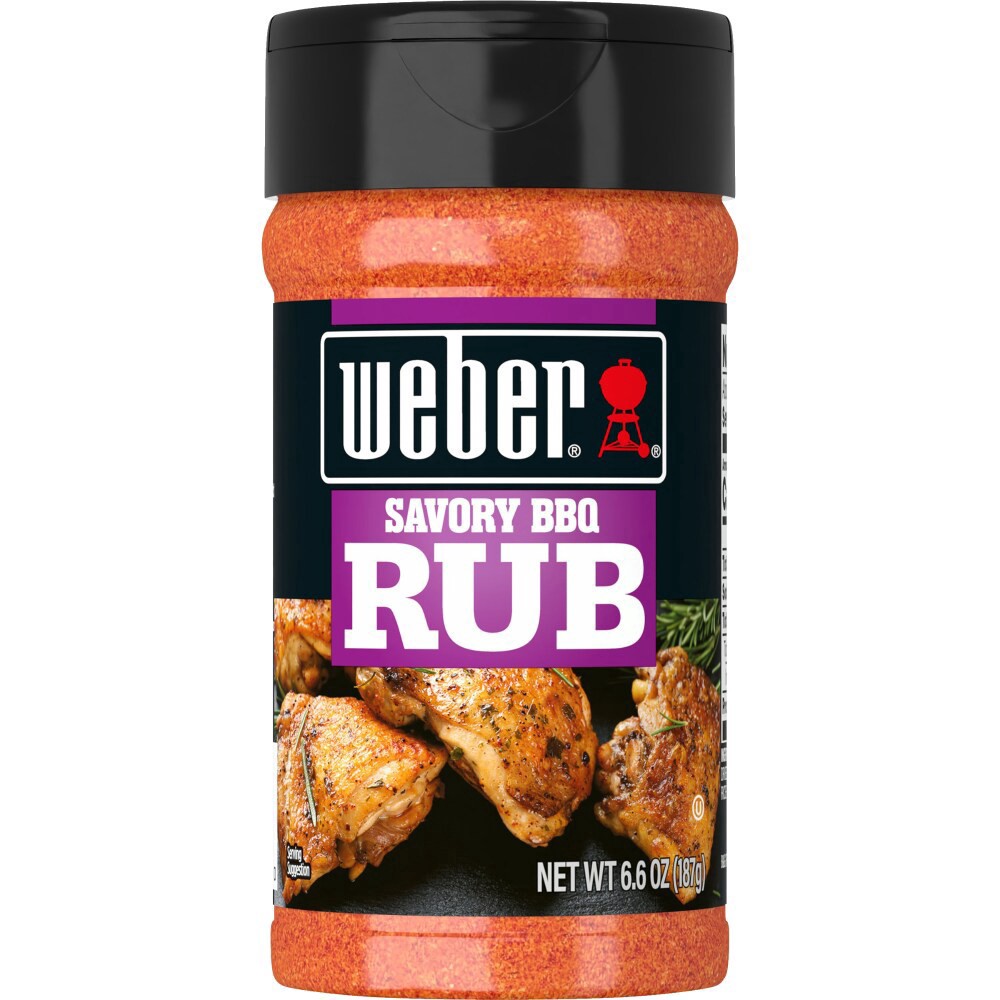 slide 3 of 3, Weber® Savory BBQ Rub, 6.6 oz