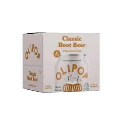 OLIPOP Classic Root Beer Prebiotic Soda - 4ct/12 fl oz Cans