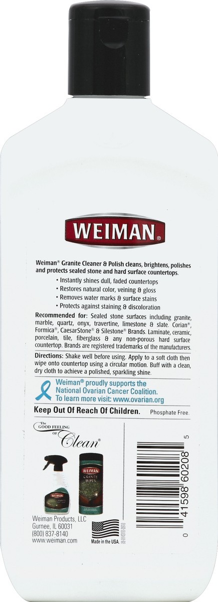 slide 3 of 3, Weiman Cleaner & Polish 8 oz, 8 fl oz